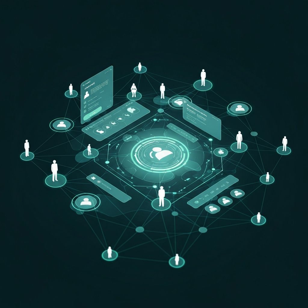 Digital network connecting people to healthcare support