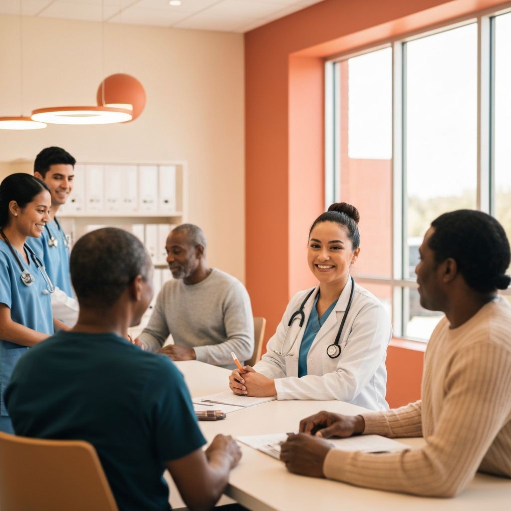 Compassionate healthcare professionals providing care